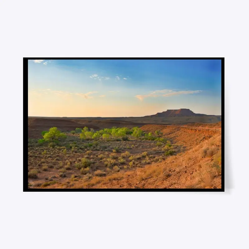 Green Trees on Red sand